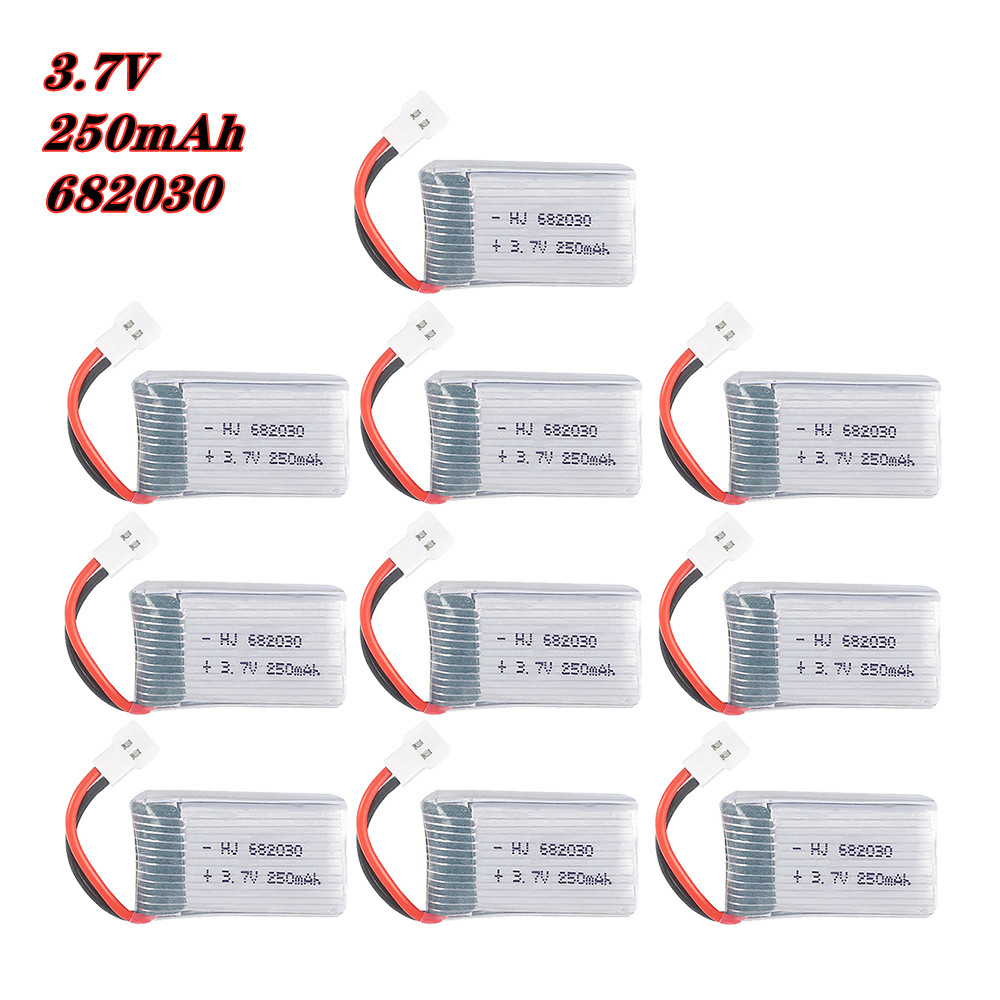 Rc Hobby Hub - 4/5/10 ชิ้นอัตราสูง 3.7V 250mAh 682030 20c