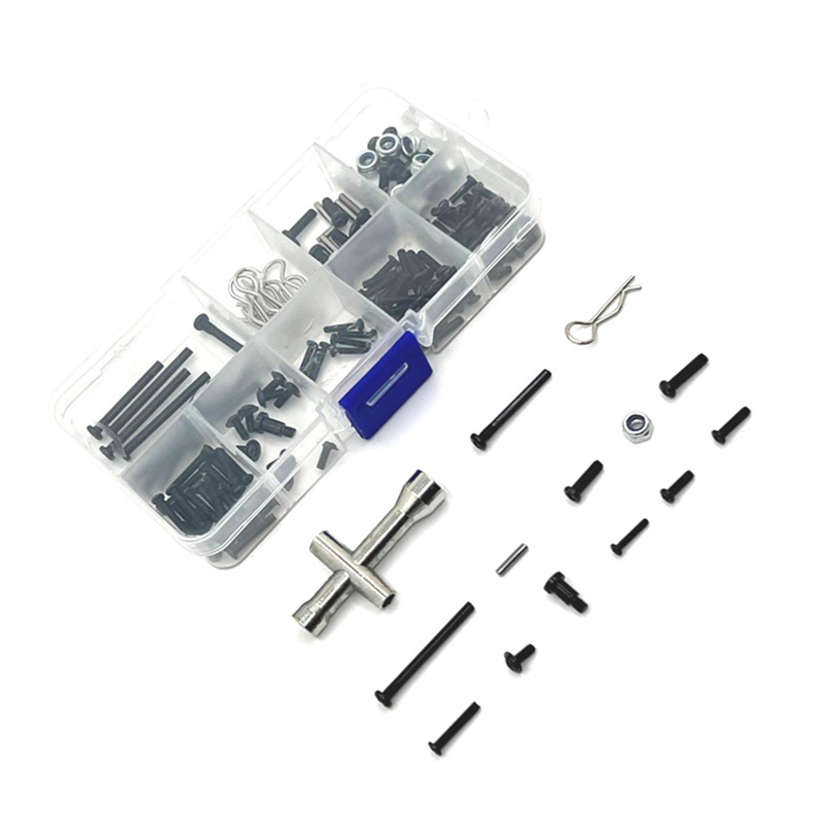 Rc Hobby Tool Kit - ชุดกล่องเก็บสกรูหัวหกเหลี่ยม RC Car M4 ชุดเครื่องมือซ่อม DIY
