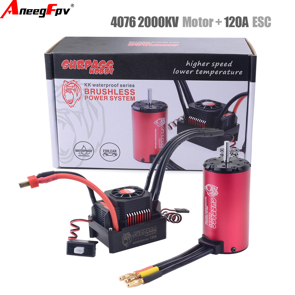 Rc Hobby Motor - มอเตอร์ไร้แปรงถ่านสำหรับรถดริฟท์บังคับวิทยุ SURPASS HOBBY KK ขนาด 1/8