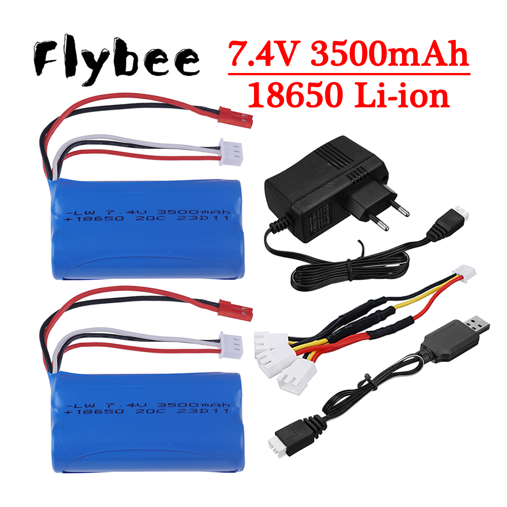 Rc Hobby Hub - อัพเกรด 3000mAh ถึง 3500mAh 7.4V 18650