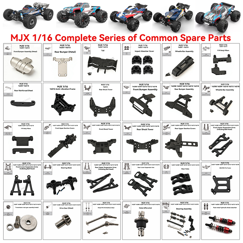 Shock Absorber Rc - MJX 1/16 สำหรับ 16218 16213 16212