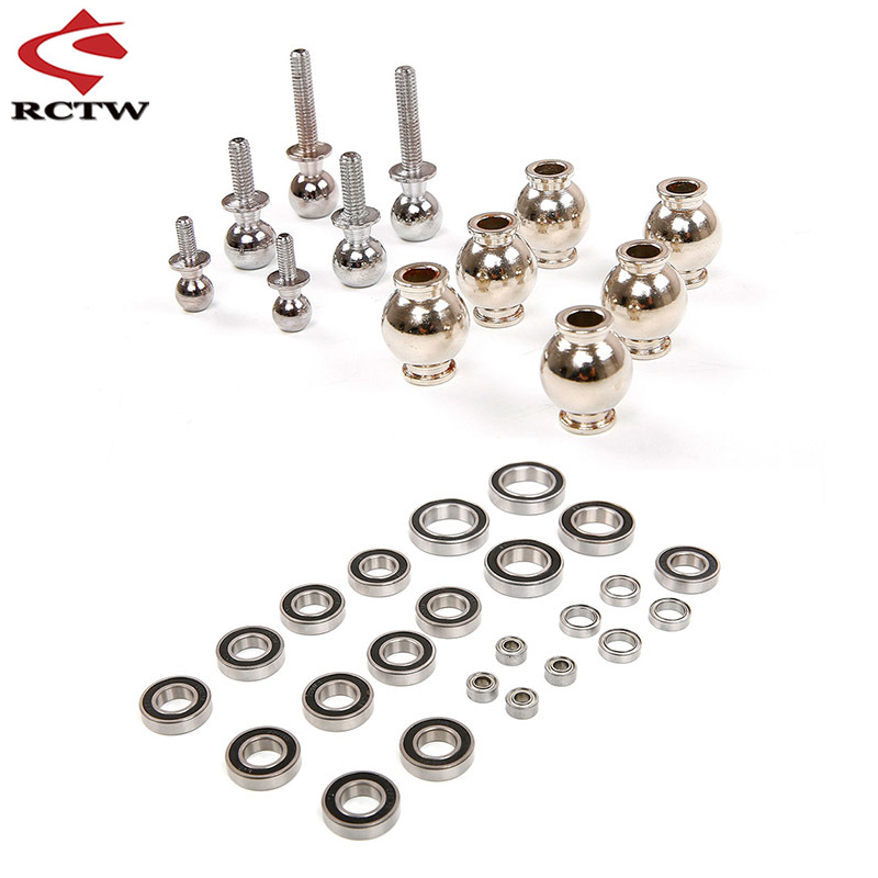 Rc Hobby Tool Kit - RC รถโลหะทั้งรถหัวโช้คอัพ Damper Ball ชุดชุดแบริ่งสําหรับ 1/5