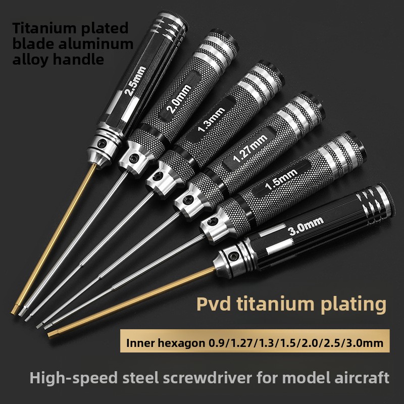 ชุดไขควงหกเหลี่ยม HSS/TiCN เมต - Rc Hobby Tool Kit บทวิจารณ์และราคา