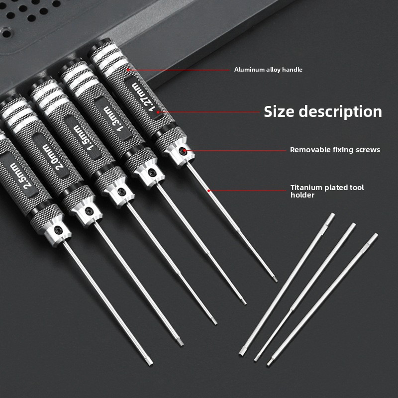 ชุดไขควงหกเหลี่ยม HSS/TiCN เมต - Rc Hobby Tool Kit บทวิจารณ์และราคา