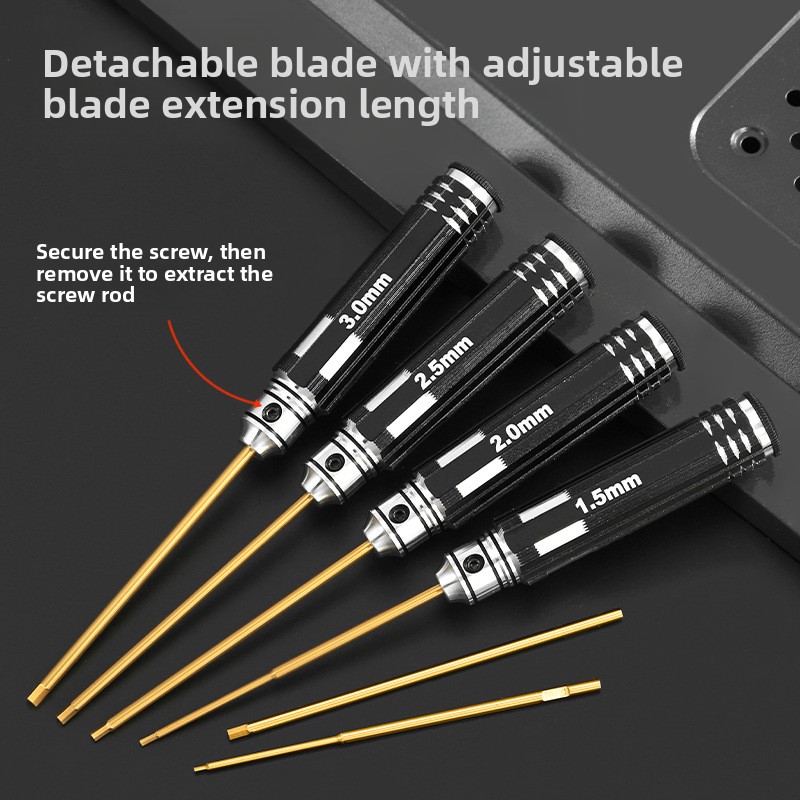 ชุดไขควงหกเหลี่ยม HSS/TiCN เมต - Rc Hobby Tool Kit บทวิจารณ์และราคา