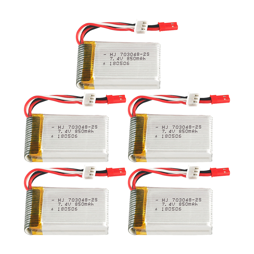1-5Pcs 2S 7.4V 850MAh 703048แบ - Rc Hobby Hub บทวิจารณ์และราคา