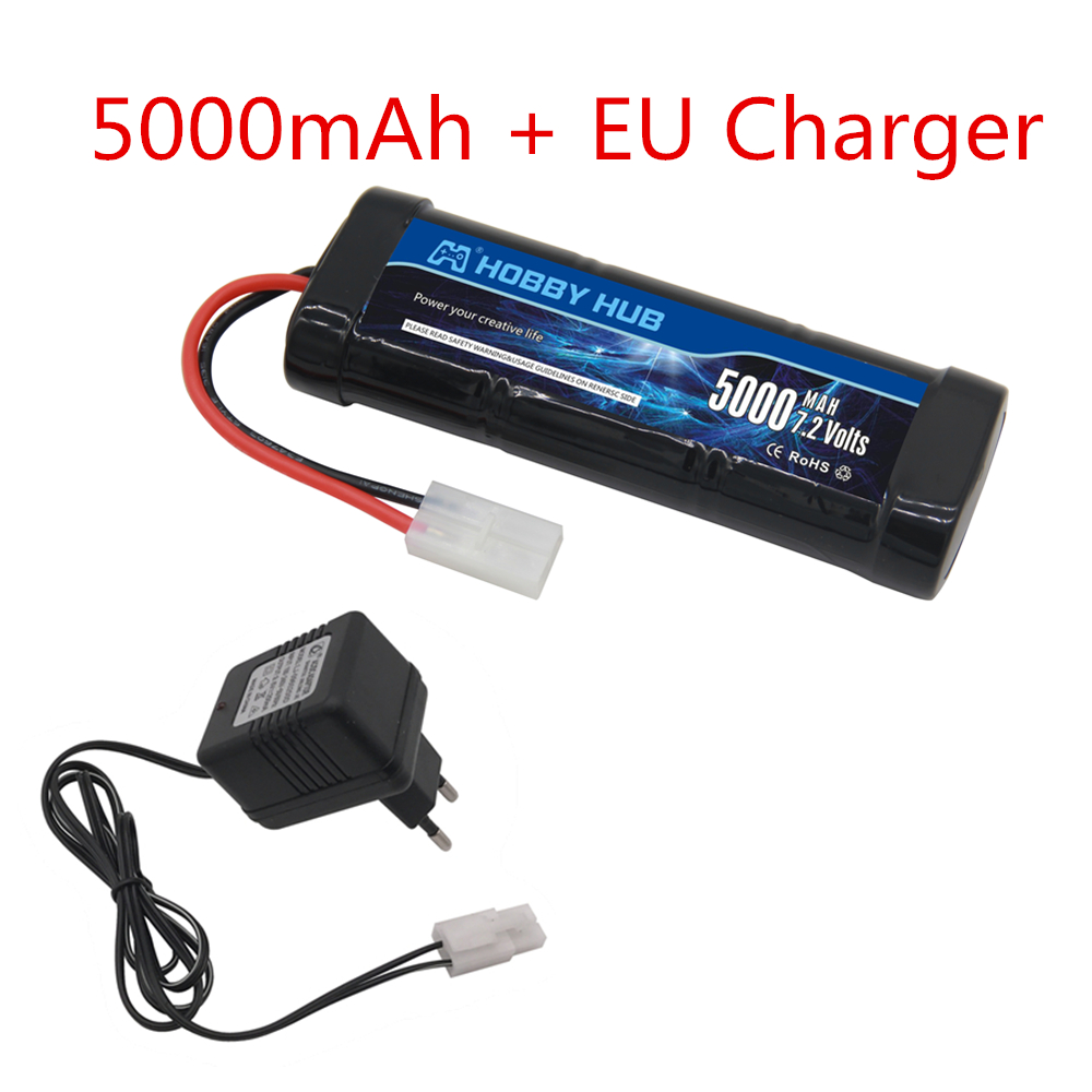 7.2V 5000mAh Ni-MH แบตเตอรี่ T - Rc Hobby Hub บทวิจารณ์และราคา