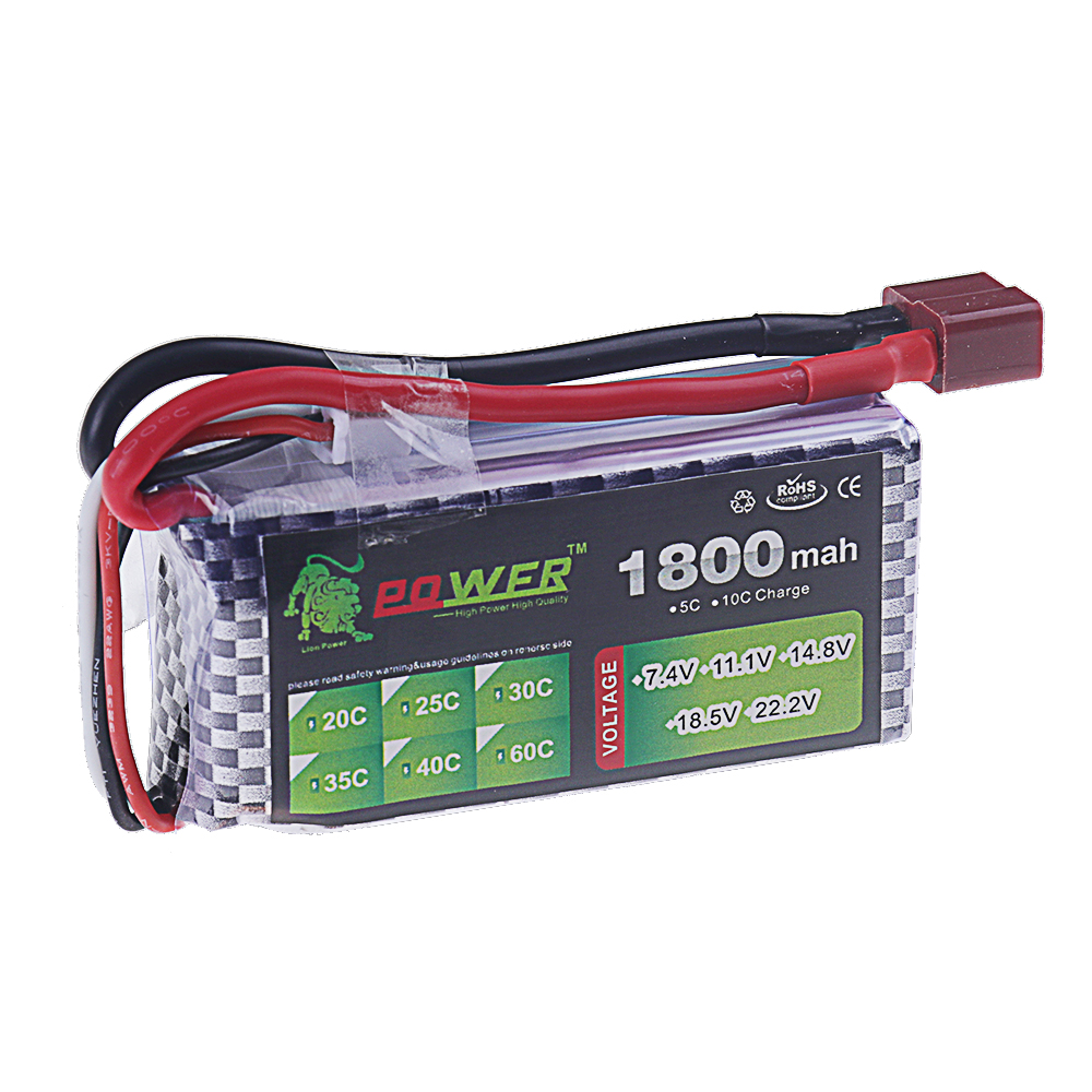 3S 11.1V LiPo แบตเตอรี่ Deans  - Rc Hobby Hub บทวิจารณ์และราคา