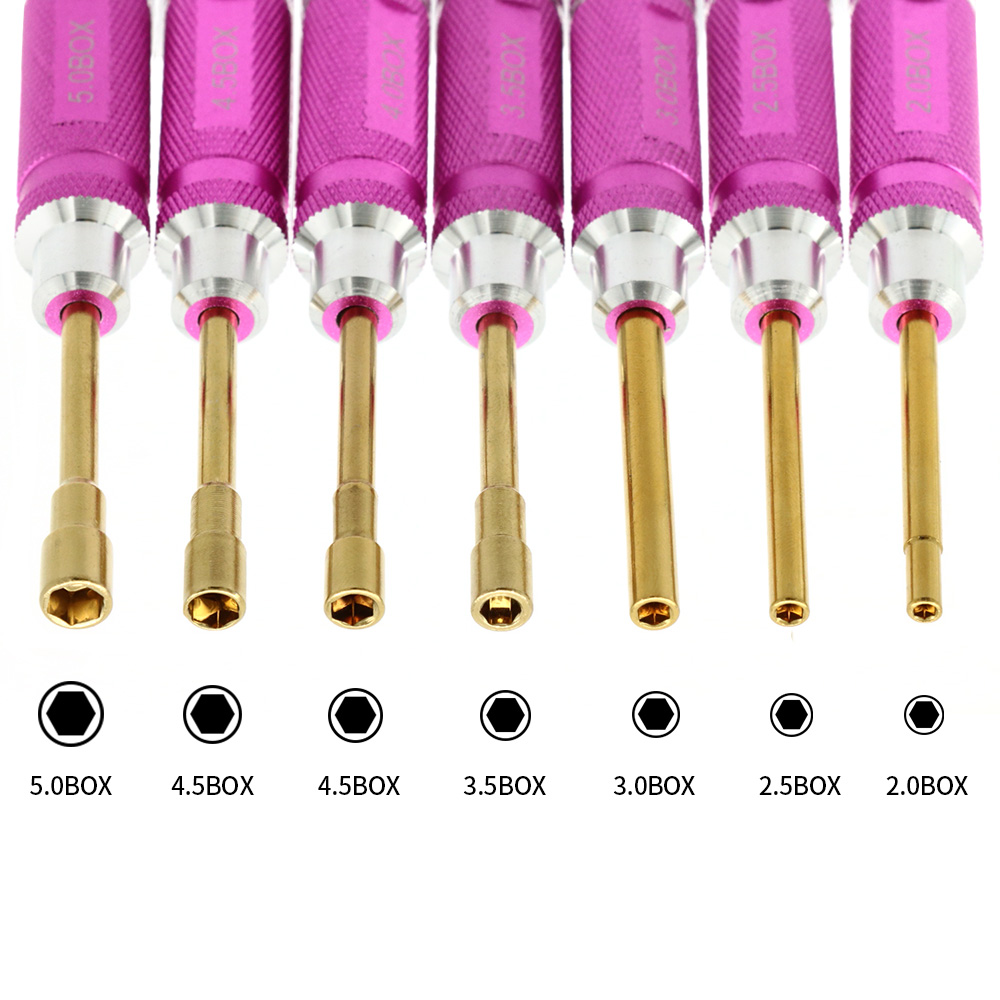 7 ชิ้น Hex Nut Key สกรู Mini D - Rc Hobbyking บทวิจารณ์และราคา