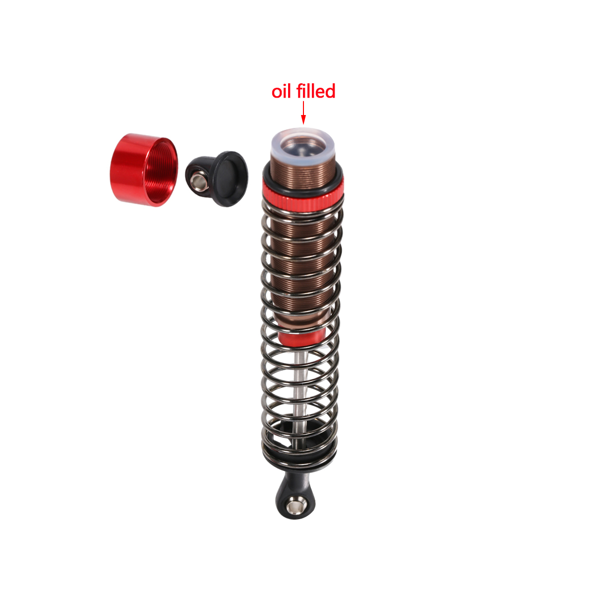 4Pcs ปรับเติมน้ํามัน Shocks 52 - Shock Absorber Rc บทวิจารณ์และราคา