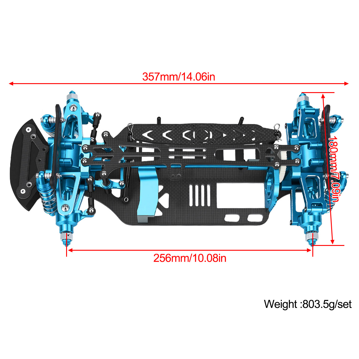 ชุดโครงอะลูมิเนียมและคาร์บอนไฟ - Shock Absorber Rc บทวิจารณ์และราคา
