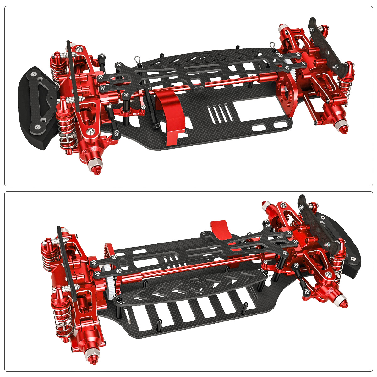 ชุดโครงอะลูมิเนียมและคาร์บอนไฟ - Shock Absorber Rc บทวิจารณ์และราคา