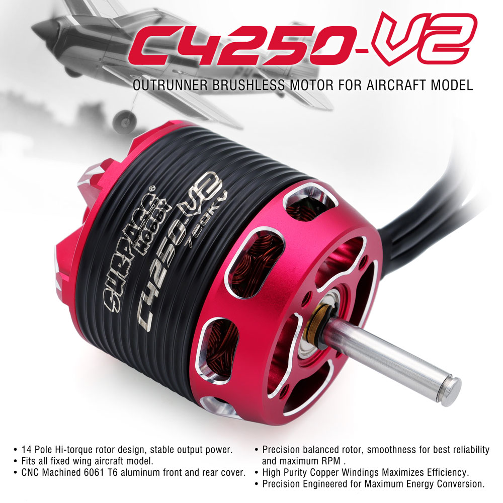 มอเตอร์ไร้แปรงถ่าน SURPASS HOB - Rc Hobby Motor บทวิจารณ์และราคา