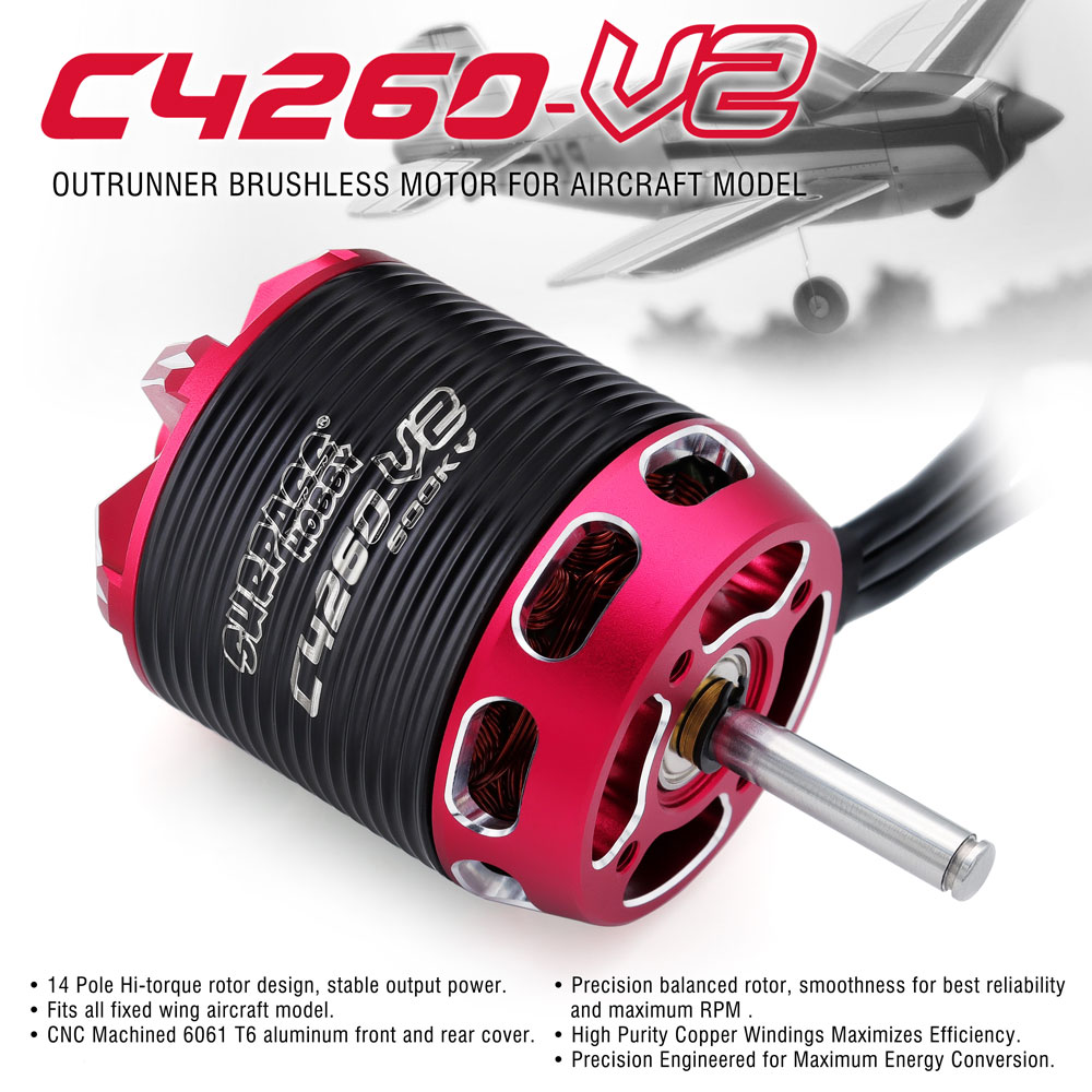 มอเตอร์ไร้แปรงถ่าน SURPASS HOB - Rc Hobby Motor บทวิจารณ์และราคา