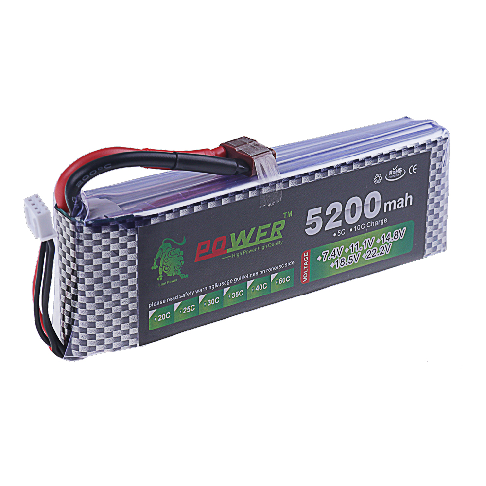 3S Lipo แบตเตอรี่ 11.1V 5200 m - Rc Hobby Hub บทวิจารณ์และราคา